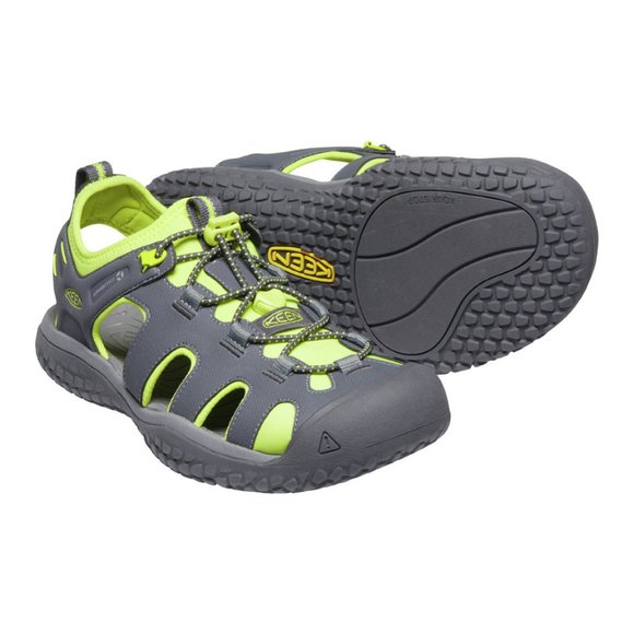 Brand New Keen Men's SOLR Grey Sandals - Water & Abrasion-resistant, Lightweight - Picture 2 of 6